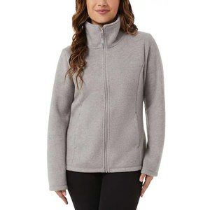 NWoT 32 Degrees Heat Women's Brushed Faux-Wool Jacket Gray Size L $90 Z868